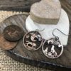 Wolf Scene Earrings (Bronze) - Image 2