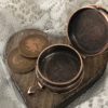 Bronze Penny Curiosity Pot (Leaf Textured) - Image 4