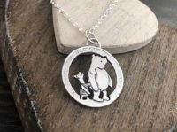 Pooh and Piglet Silver Shilling