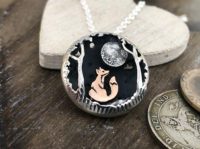 Copper Fox Under a Silver Moon