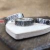 Coin Textured Silver Ring - .925 silver - Image 2