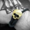 Black and Yellow Skull Bracelet - Image 5