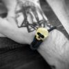 Black and Yellow Skull Bracelet - Image 4